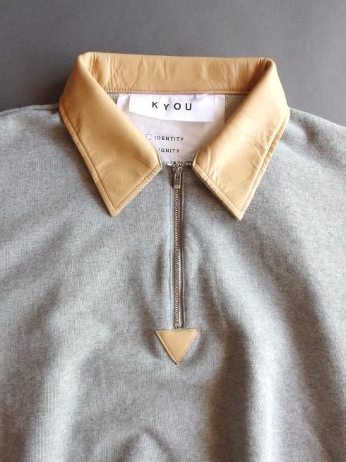 KYOU（キョウ）brothers レザースウェット KYOU Leather Sweat BROTHERS キョウ レザー スウェット