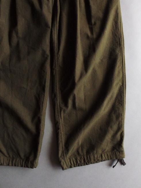 YOKO SAKAMOTO (ヨーコサカモト) / BRUSHED COTTON WIDE PANTS YOKO SAKAMOTO (ヨーコサカモト) / BRUSHED COTTON WIDE PANTS