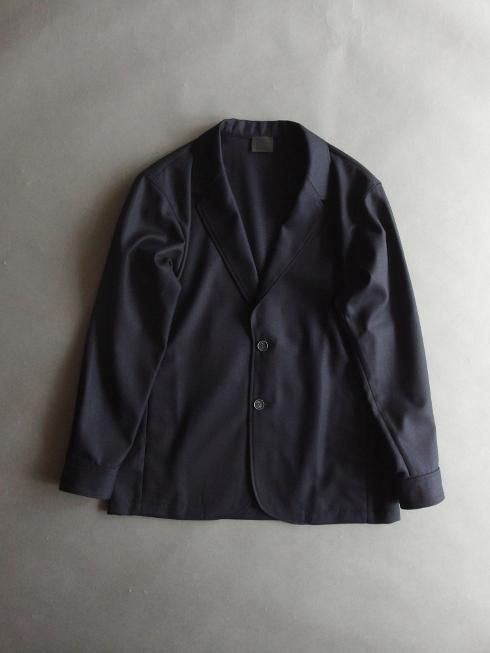 山内 ウールメッシュクロスジャケット Charcoal brown | DE OJAL
