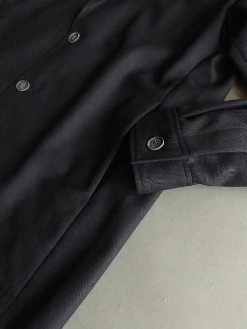 山内 / ウールメッシュクロスジャケット 洗い加工 | GANKO