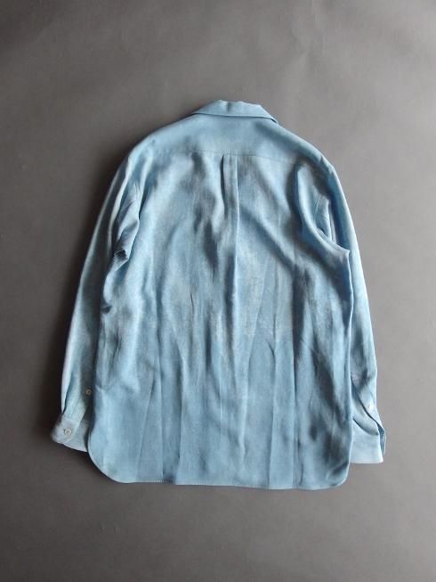 山内(ヤマウチ) / 強撚コットンローブ・テーラードカラーシャツ