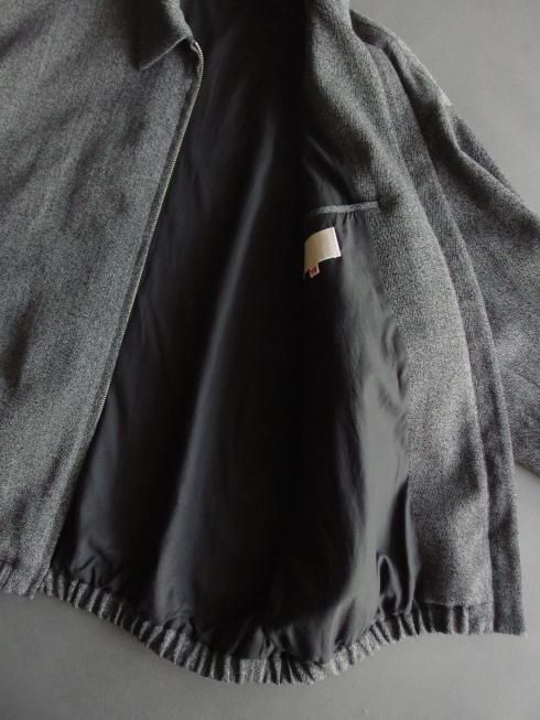 YOKO SAKAMOTO (ヨーコサカモト) / OVERSIZED ZIP BLOUSON / B&W