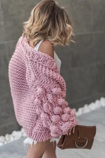 r♫さま専用　　　ウィル タックスリーブニットカーデ ピンク タックスリーブニットカーディガン(F ピンク): WILLSELECTION