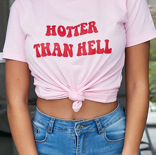 Hotter Than Hell tシャツ【hth】