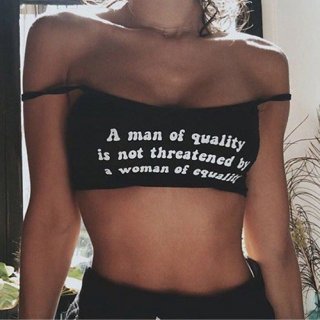 òۥ֥å A MAN OF QUALITY IS NOT THREATENED BY A WOMEN OF EQUALITY եȥ åץɥߥ ֥ȥå 