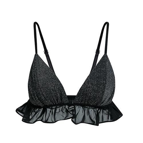  ◆CK 96 トライアングル ブラトップ BLACK 送料込 Calvin Klein ブラジャー 1996 ライトライン トライアングルブラ