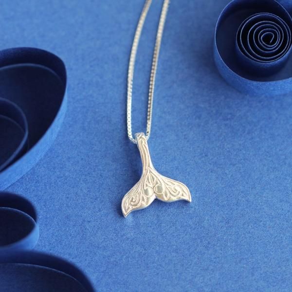 1970s ビンテージ　シルバー　ホエールテール　デザインネックレス　古着屋 ホエールテール (S)ネックレス925シルバー | Voyage Jewelry Japan