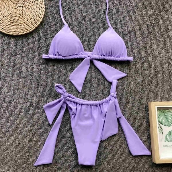 大特価】6色展開 無地 シンプル フロントリボン トライアングル 大特価】6色展開 無地 シンプル フロントリボン トライアングル