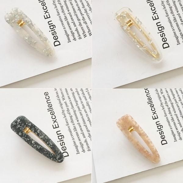 leinwande ヘアアクセサリー　美品 大特価】12色展開 グリッター ラメ アクリル プラスチック