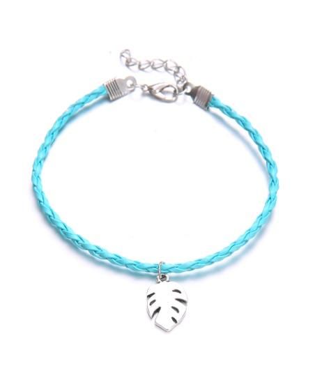 ✿α 様✳️ネイティブ調デザイン　4連cord bracelet モンステラ ✿α 様✳️ネイティブ調デザイン 4連cord bracelet モンステラ