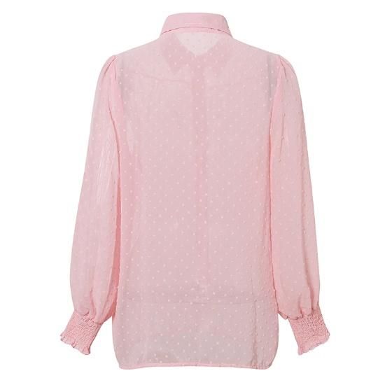 【M3】Blumarine ピンク系柄トップス長袖 楽天市場】ブラウス トップス レディース くすみピンク 春 夏 秋