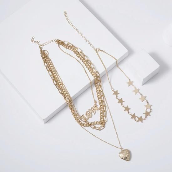 レア⭐︎HOLBA ゴールド 星型ペンダント ネックレス【チェーン約50