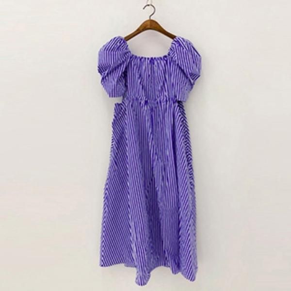 大特価】2色展開 ブルー ベージュ ピンストライプ ボーダー 半袖