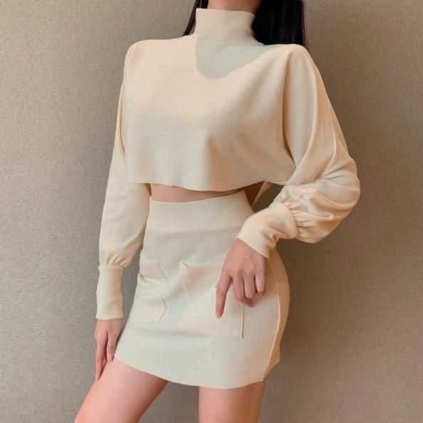 2023AW DRESS カラバリ豊富なタートルネックカットソー