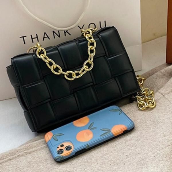 美品】トリーバーチ＊キルティング ゴールドチェーン レザー