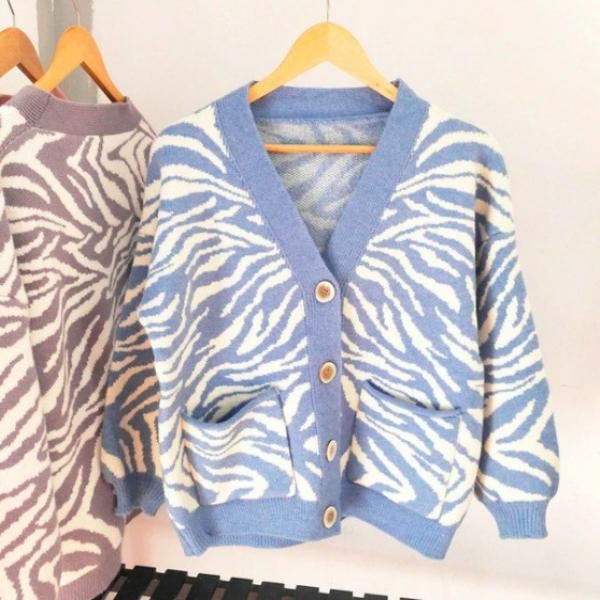 大特価】3色展開 ベージュ ピンク ブルー ゼブラ柄 アニマル柄