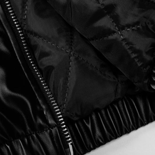 黒いファー素材のクロップドジャケット セール】ワンフォークロージング 1111clothing ミンクタッチ