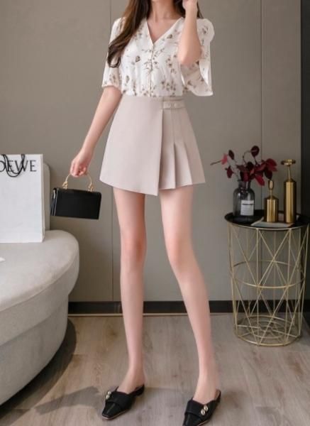 ★新品★Rene★キュロット スカート★36★ライトベージュ★ ☆新品☆Rene☆キュロット スカート☆36☆ライトベージュ 新品☆