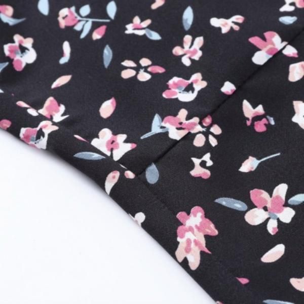 【関税込み】FLORE FLORE ブラック Bibi ミニワンピース フラワーベルトワンピース | DRESS | OBLI