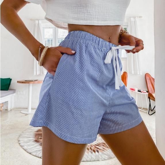 大特価】ブルー 縦ストライプ ボーダー ピンストライプ ハイ