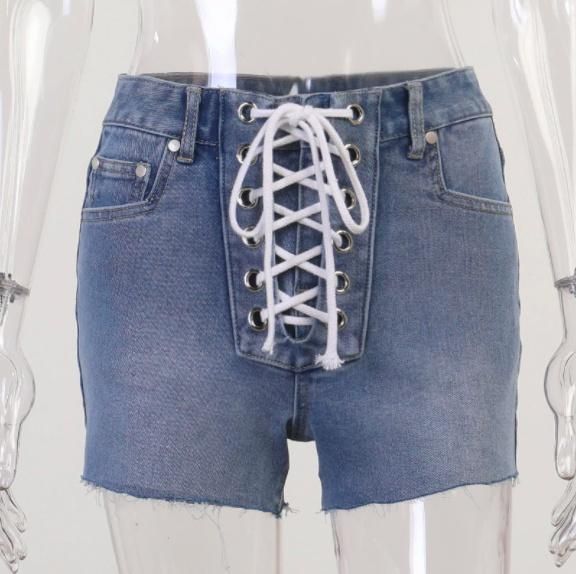 hitomin♡さん⭐︎デニムサロペット+レースレイヤードショートブルゾン デニムサロペットパンツ ショートパンツ ホットパンツ クロス