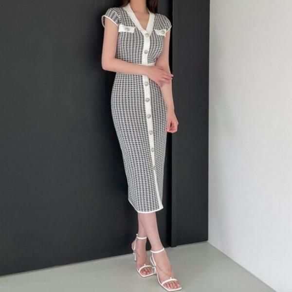 極美品 FOXEY フォクシーニューヨーク コレクション ワンピース 半袖