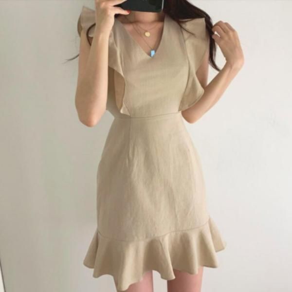 Bibiy. IRIS RUFFLE TOP フリルタンクトップワンピース BIBIY. MADE | IRIS RUFFLE TOP WHITE｜Bibiy.