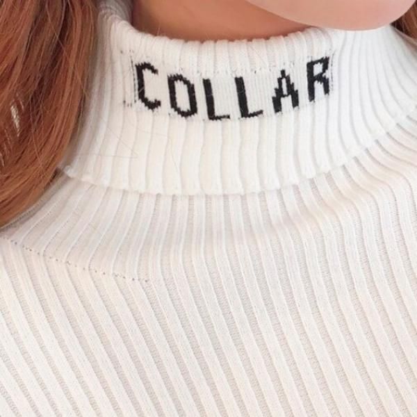大特価】5色展開 COLLAR ロゴデザイン カラーブロック