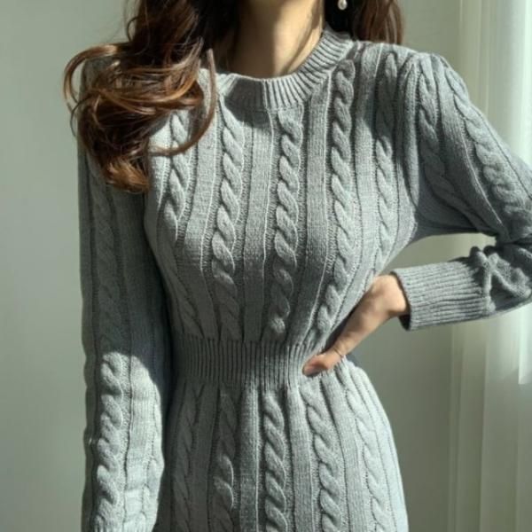 大特価】3色展開 ケーブル編み 2way カシュクール ラップ