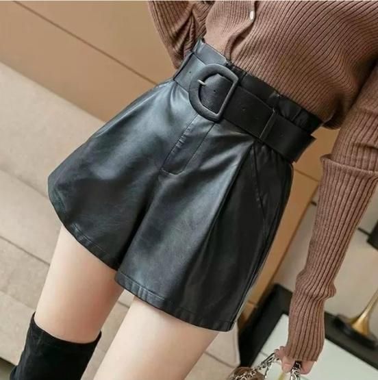 【XU】希少 韓国ストリート 合皮 フエィクレザーパンツ 2way XL XU】希少 韓国ストリート 合皮 フエィクレザーパンツ 2way XL XU