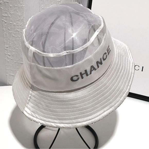 大特価】2色展開 フロントロゴ CHANCE バケットハット バケハ