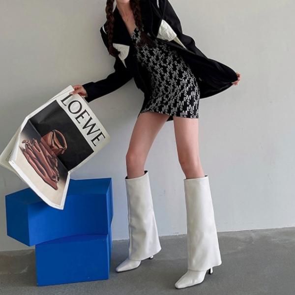 NEOUS Zavi レザー ロングニーブーツ NEOUS Zavi レザー ブーツ | THE OUTNET (アウトネット)