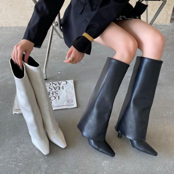 NEOUS Zavi レザー ロングニーブーツ NEOUS Zavi レザー ブーツ | THE OUTNET (アウトネット)