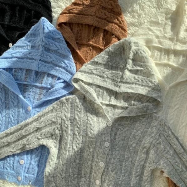 大特価】5色展開 シースルー メッシュ ストライプ 長袖 フロントボタン