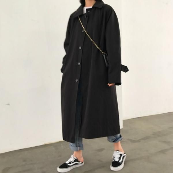 大特価】2色展開 シングルブレスト シングルボタン トレンチ 大特価】2色展開 シングルブレスト シングルボタン トレンチ