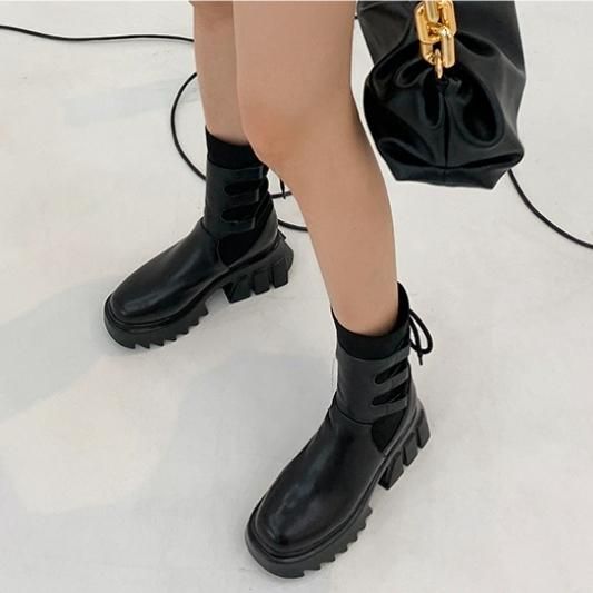 大特価】ブラック フェイクレザー 合皮 カットアウト バック
