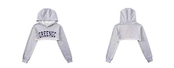 大特価】3色展開 GREENGC クロップドトップス ショート丈