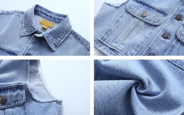 大特価】2色展開 デニムベスト スリーブレスジャケット