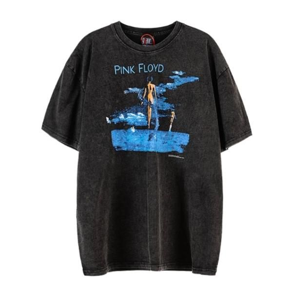 大特価】ブラック ピンクフロイド Pink Floyd ビンテージ 古着風
