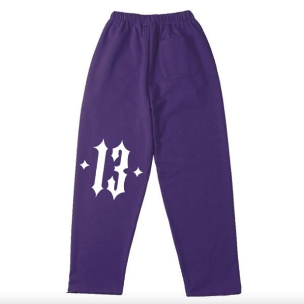 大特価】8色展開 13ロゴ 13 ロゴデザイン ロングパンツ