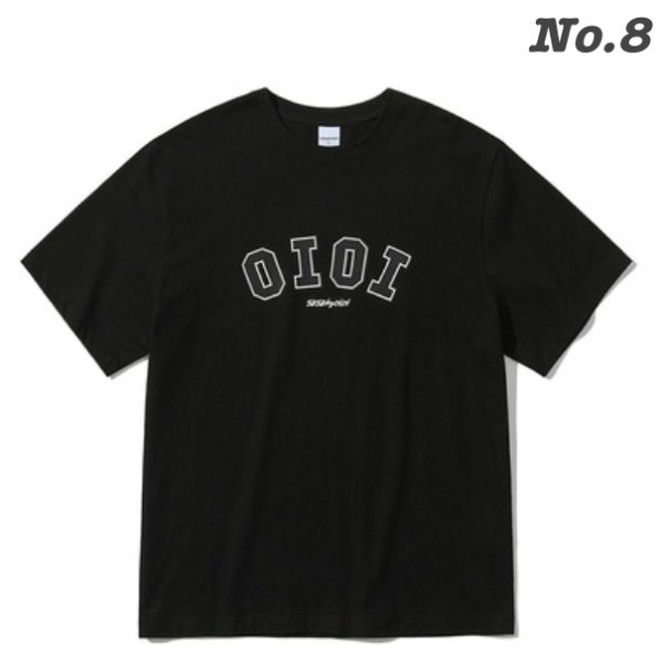 【大特価】BLACKPINK ROSE着用 10色展開 oioi フロントロゴ Tシャツ 半袖 トップス カットソー 韓国 インポート 通販