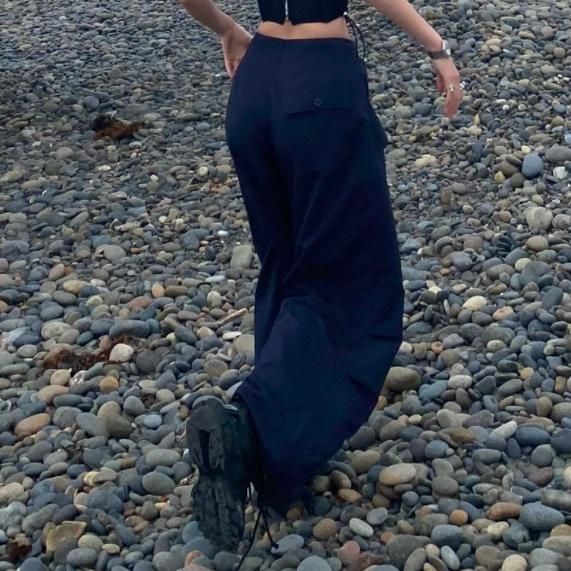 FREECITY ミリタリー パラシュートパンツ ネイビー48F FIDELITY（フィデリティ）の「PARACHUTE PANTS / パラシュート