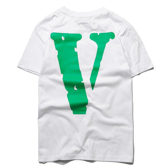 【大特価】2色展開 バックプリント Vロゴ Tシャツ 半袖 ユニセックス トップス カットソー オーバーサイズ インポート 通販