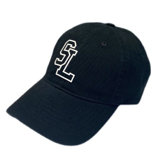 【大特価】ブラック フロントロゴ SLロゴ ベースボールキャップ キャップ 帽子 インポート 通販