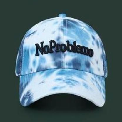 大特価】6色展開 No problemo フロントロゴ タイダイ柄 染め