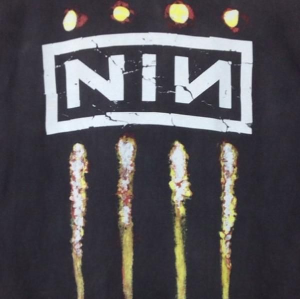 nine inch nails　 ダメージ　ビンテージ加工Tシャツ VINTAGE NINE INCH NAILS PRETTY HATE MACHINE BOOTLEG #0004
