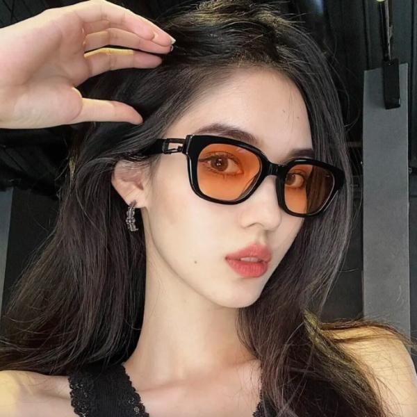 大特価】2色展開 メタルテンプル ブラックレンズ オレンジレンズ