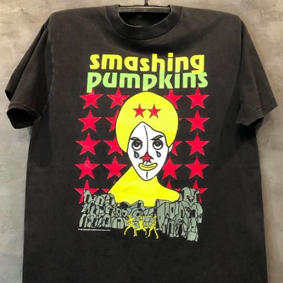 Amazon.com: The Smashing Pumpkins Shiny T-Shirt Black 2XL