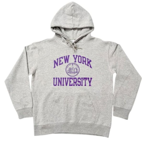 【大特価】2色展開 フロントロゴ NEW YORK UNIVERSITY カレッジプリント スウェット トレーナー プルオーバー トップス 通販