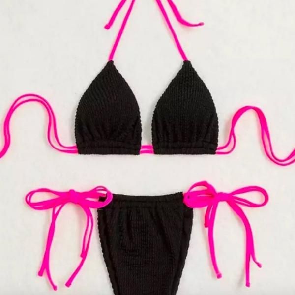 【値下げしました】DIESEL トライアングルビキニ ピンク 値下げしました】DIESEL トライアングルビキニ ピンク